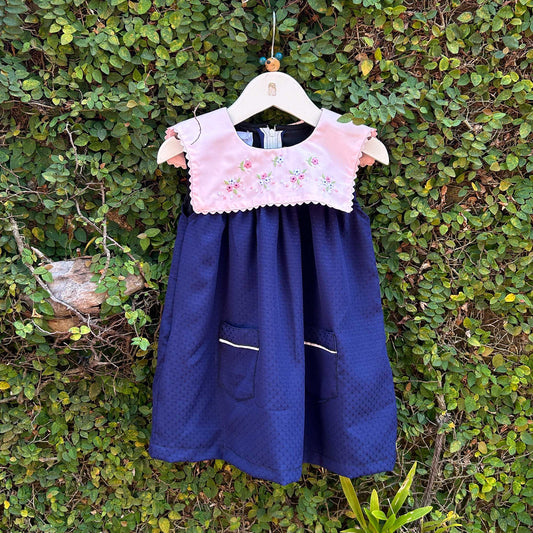 navy princess dress