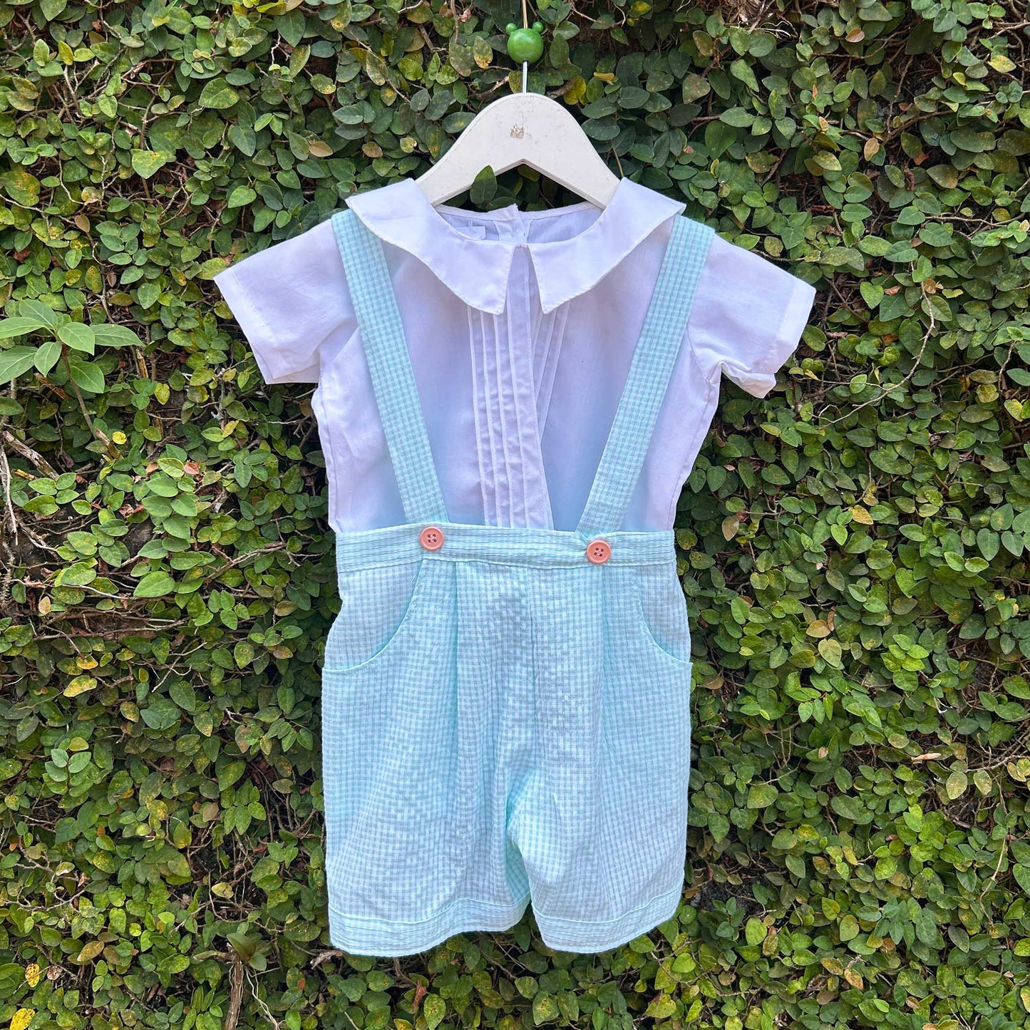 Cool Gingham Colours Romper Set