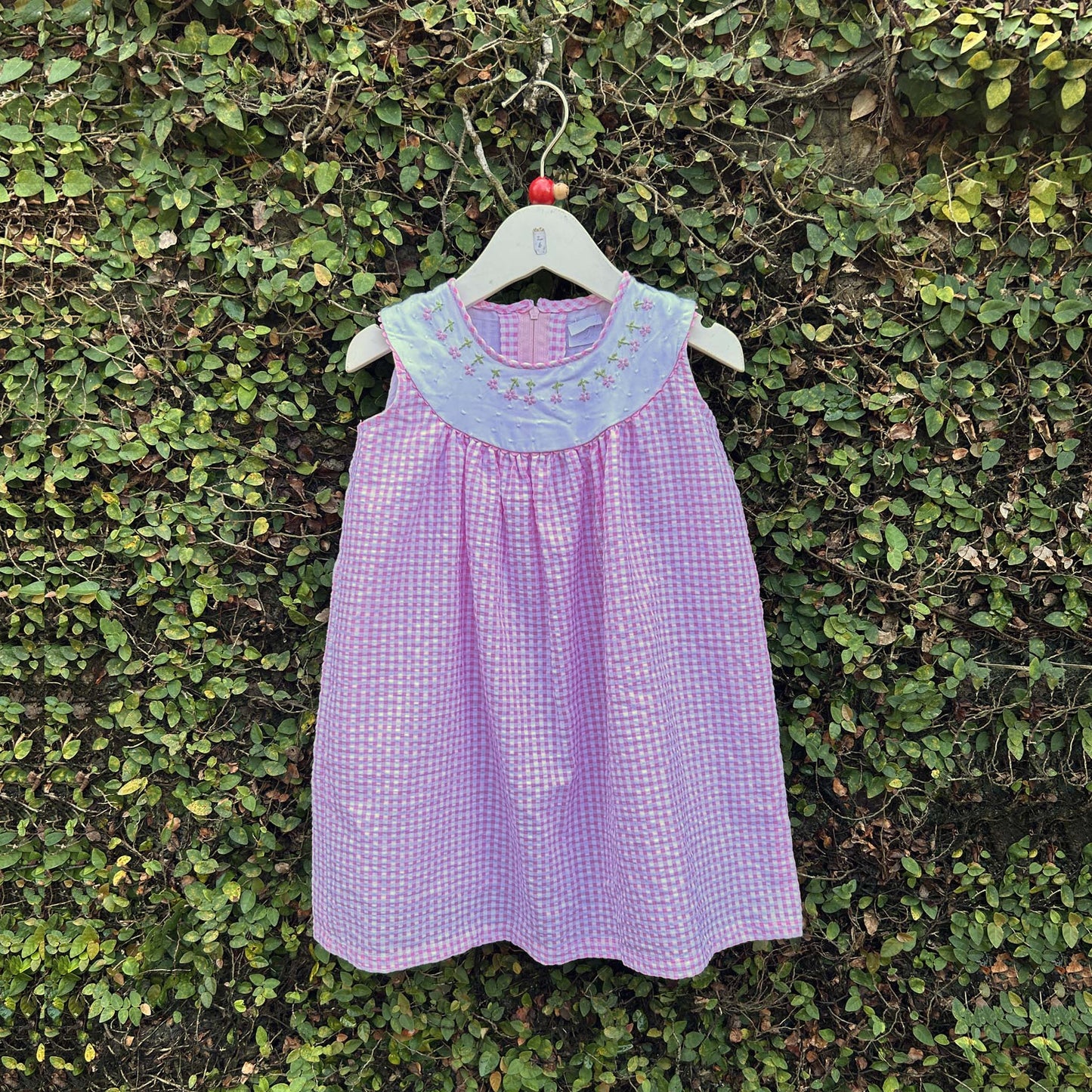 A Riot of Bloom Round Yoke Dress