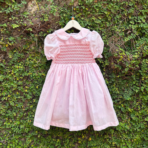 pastel charm smocked frock