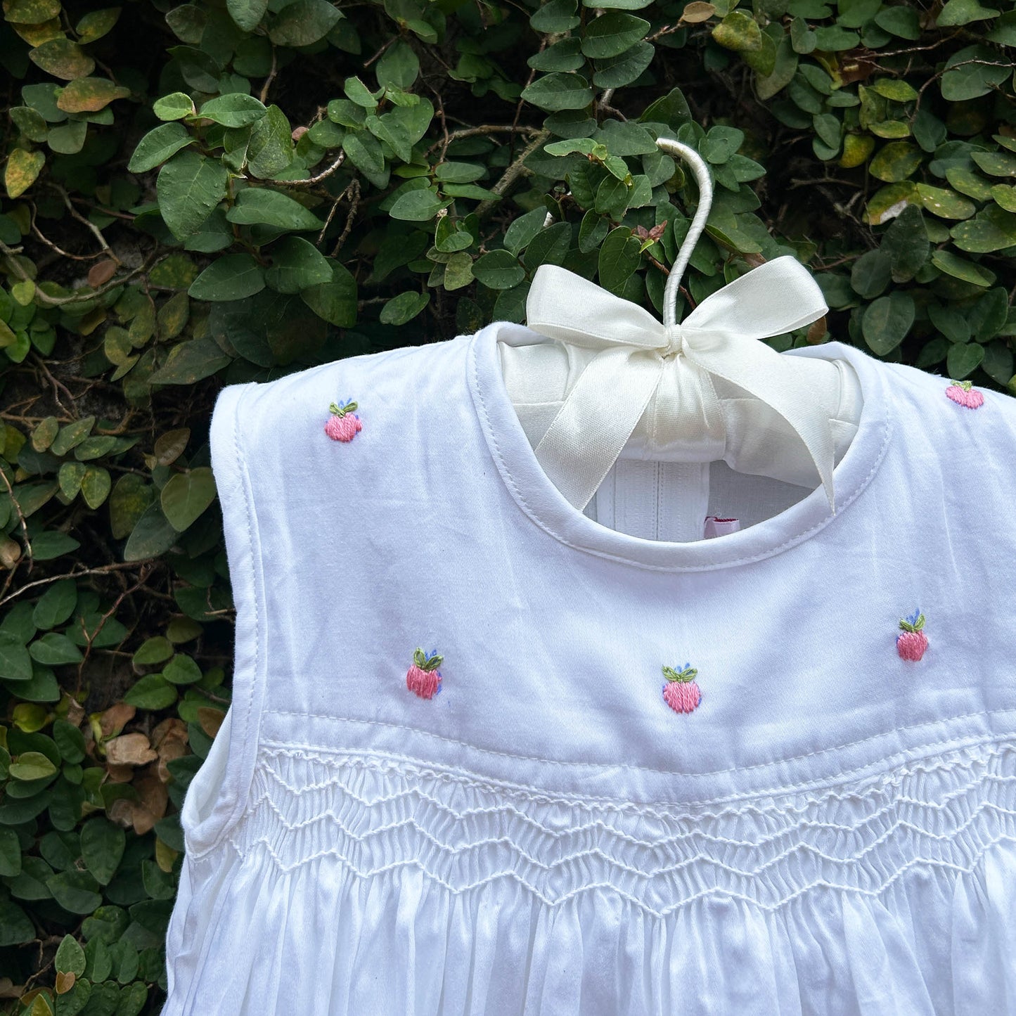 Cherry Embroidered Dress: Sweet Style for Little Ones