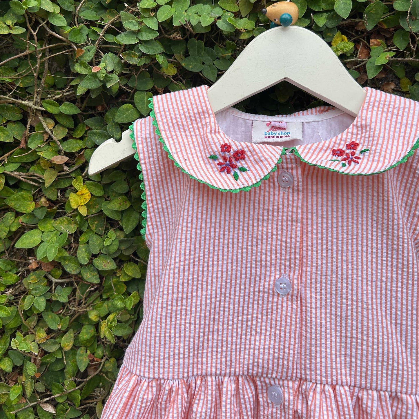Charming Gingham Seersucker Summer Dress