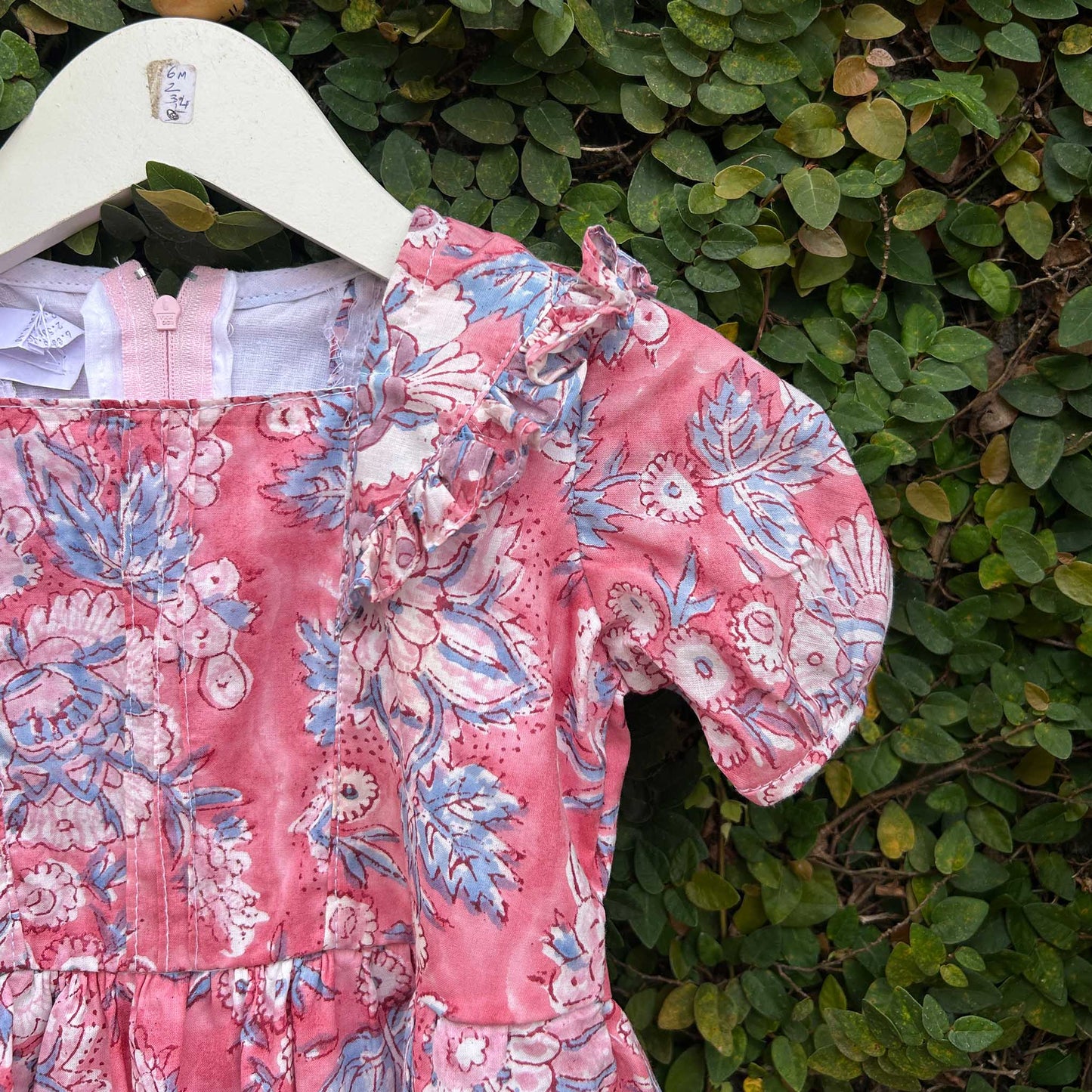 Whimsical Blooms: Floral Frill Dress