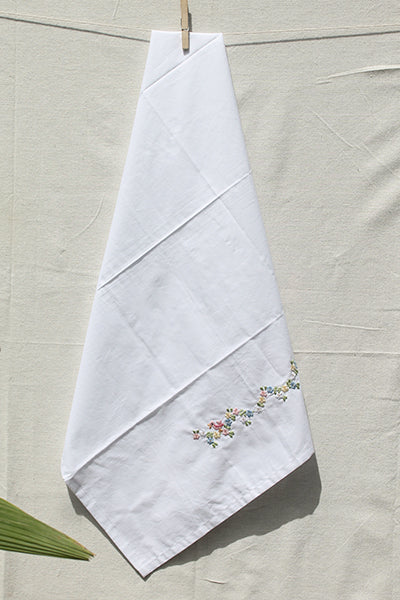 Flowered Vine Cotton Sheet