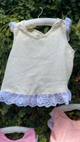 Cross Back Lacy Lucy Frill Baby Dress