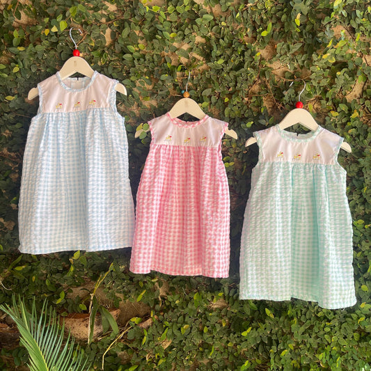 high yoke baby dresses