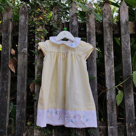 Summer Cool White Collared Dress