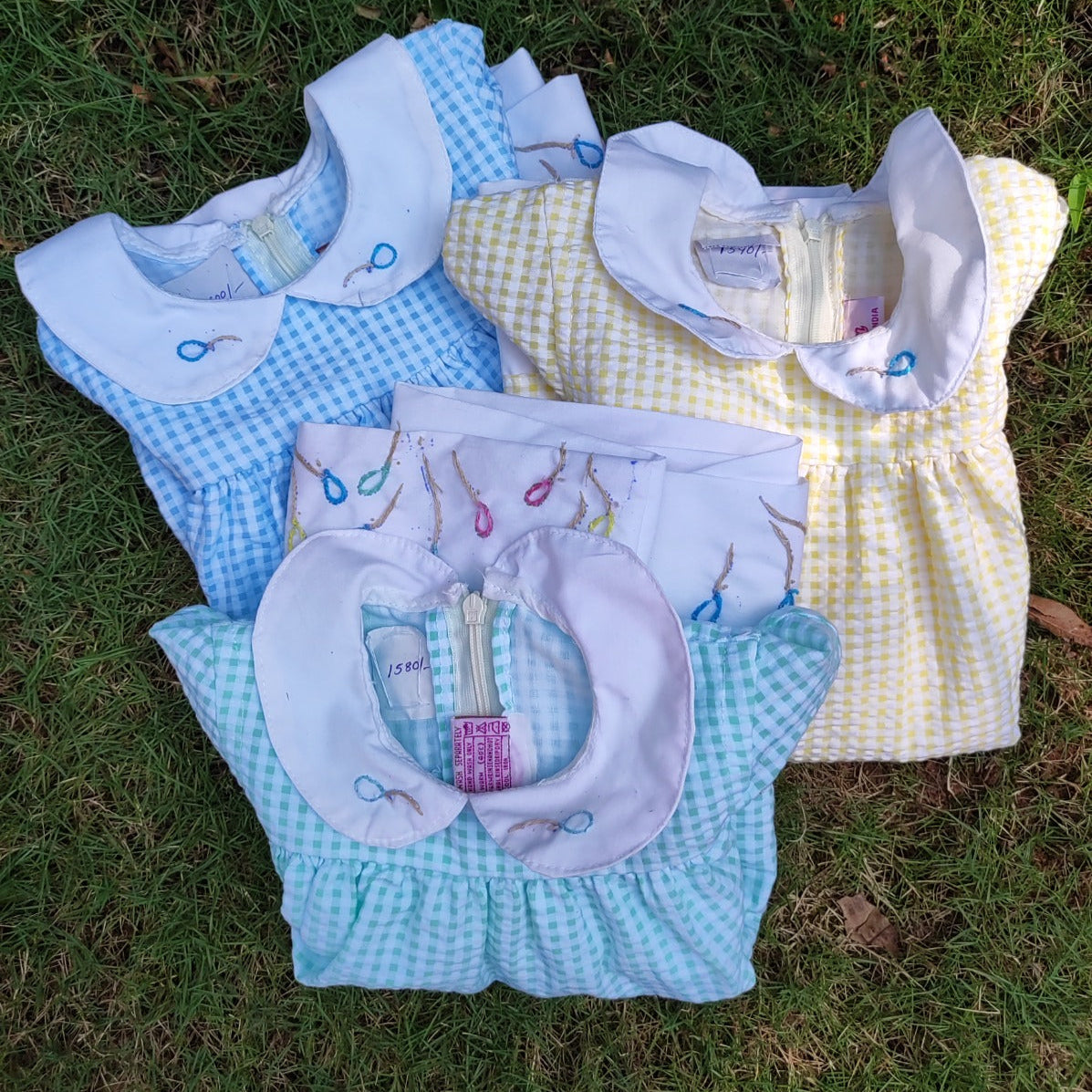 Summer Cool White Collared Dress