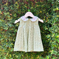 embroidered eyelet cotton dress