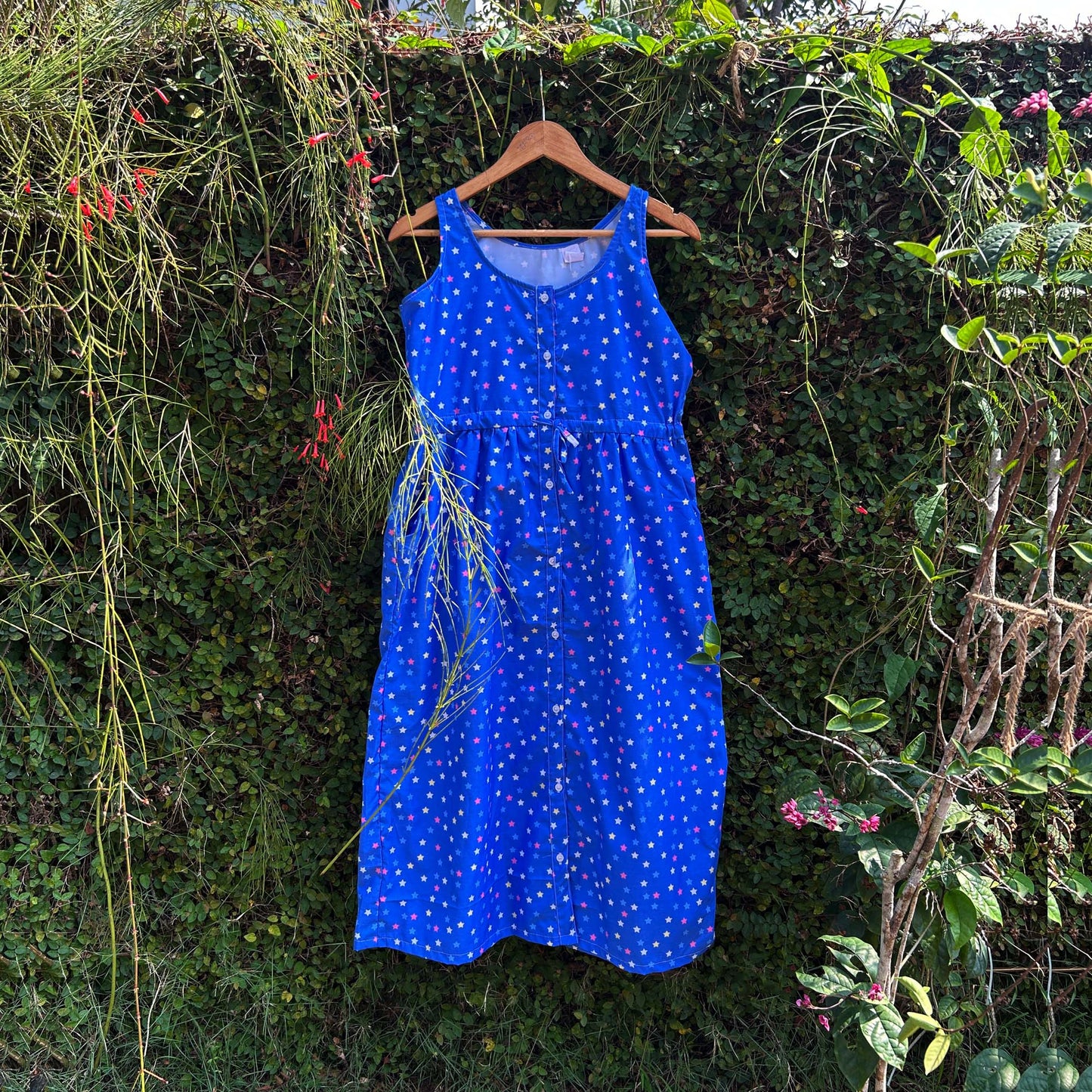 Elegant Block Print Nursing Friendly Ladies Nightwear