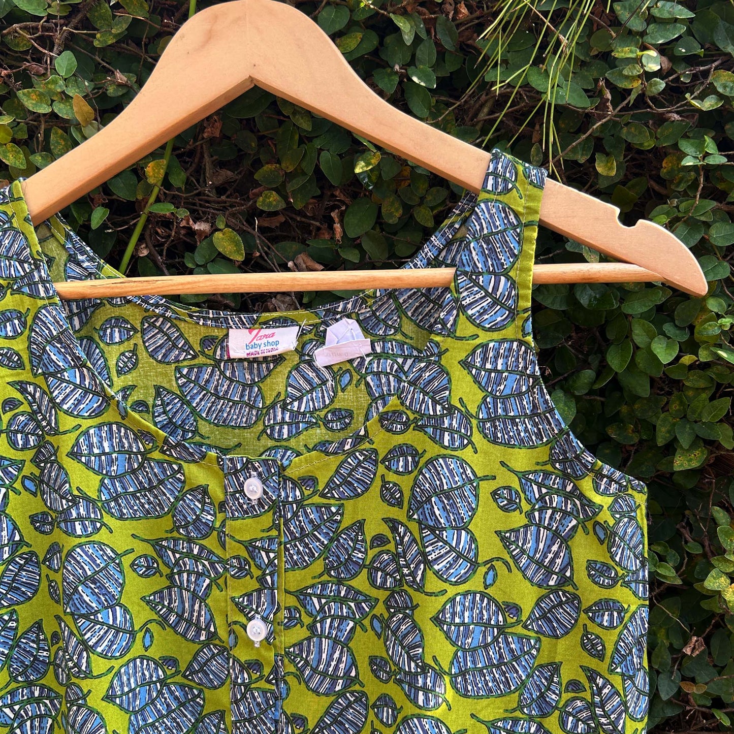Elegant Block Print Nursing Friendly Ladies Nightwear
