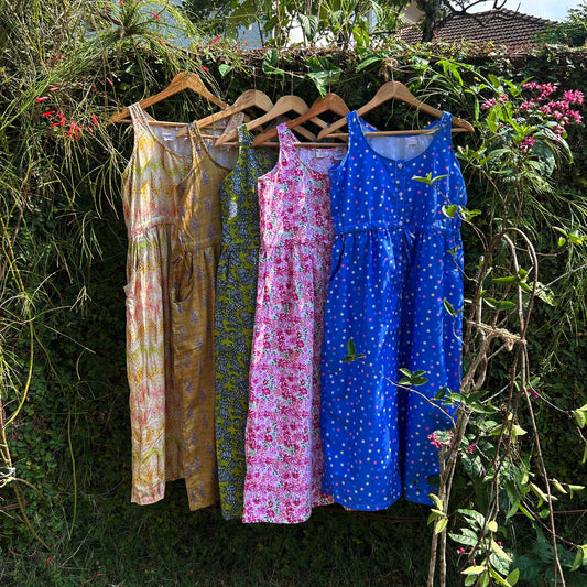 Elegant Block Print Nursing Friendly Ladies Nightwear