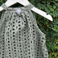 Royal Charm Hakoba Eyelet Baby Summer Dress