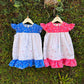 Starry Bounty Blue n White Dress