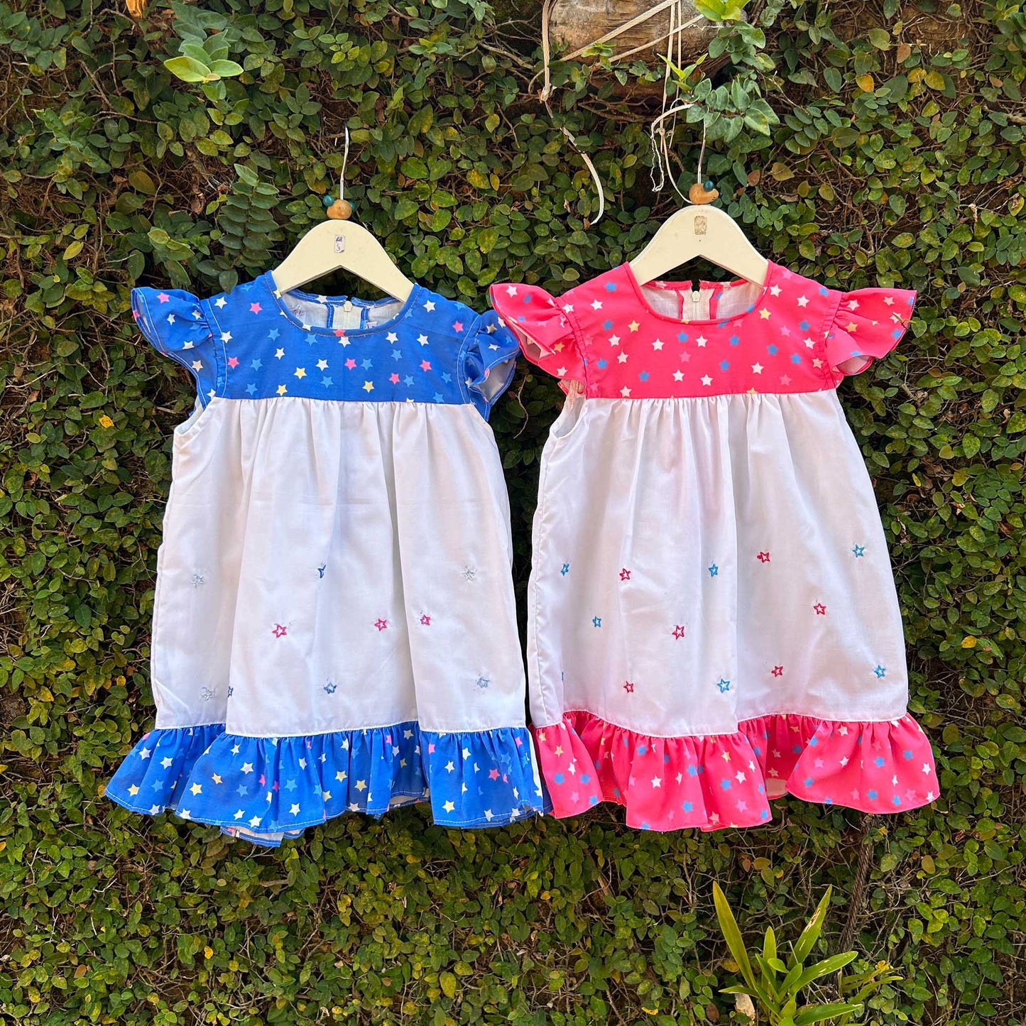 Starry Bounty Blue n White Dress