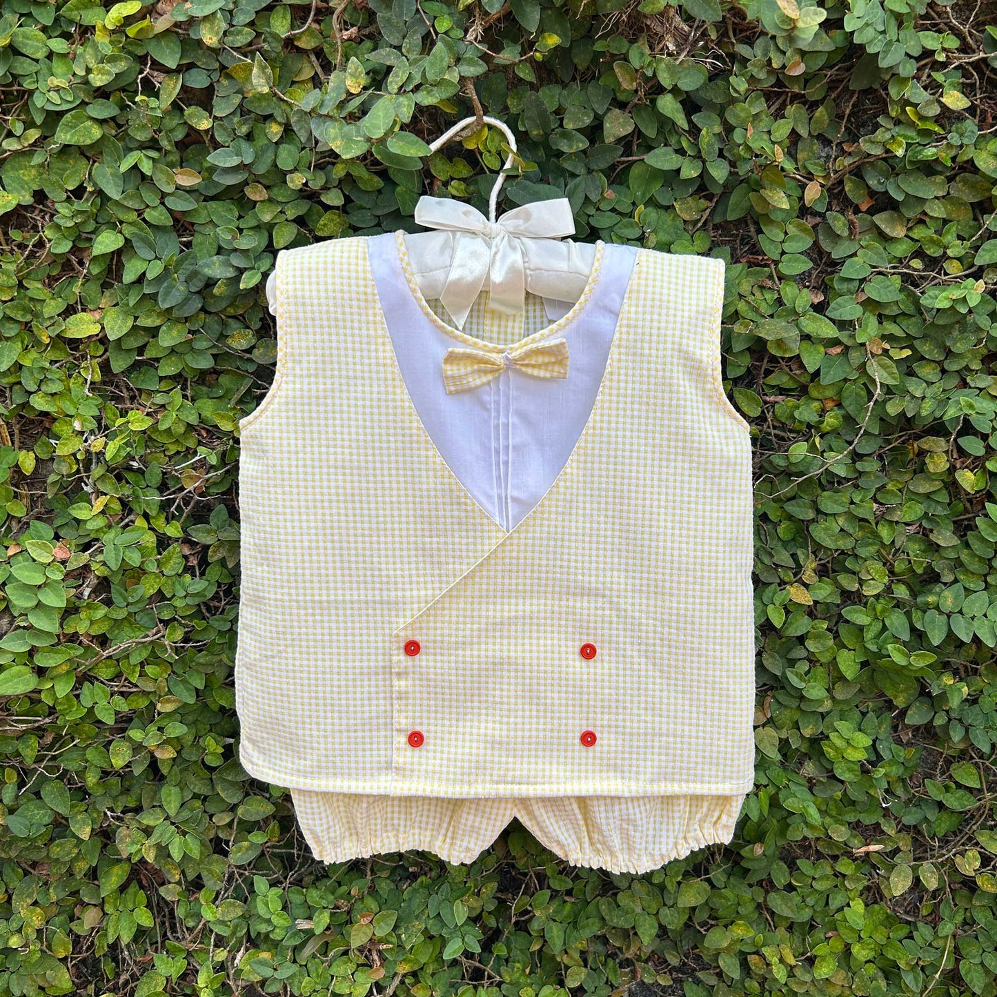 John Gingham Pattern Stylish Baba Suit