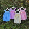 smocked yoke baby dress