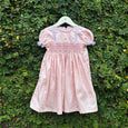 Charming Smocked Dress with Puffy Frills