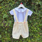 Cool Gingham Colours Romper Set