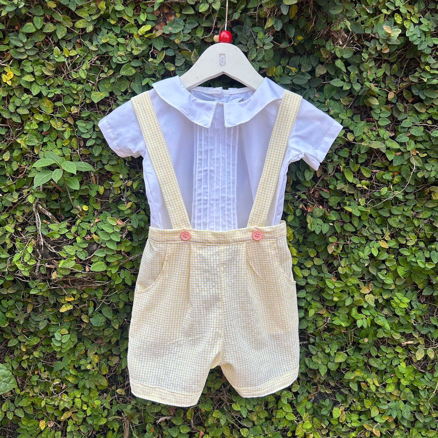 Cool Gingham Colours Romper Set
