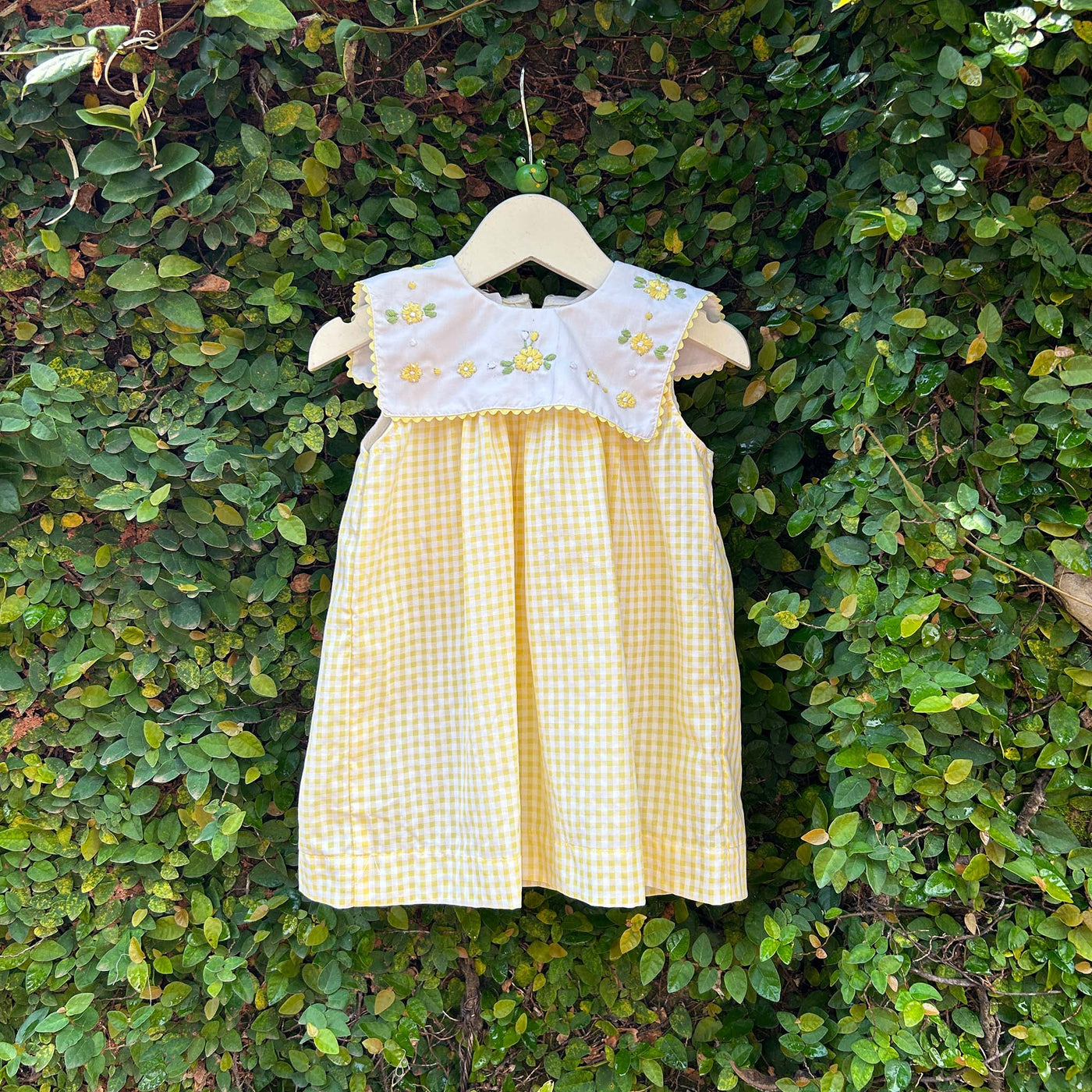 Dainty Flowers Gingham Summer Dress