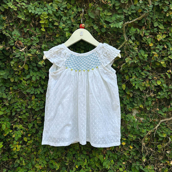 white summer charm dress