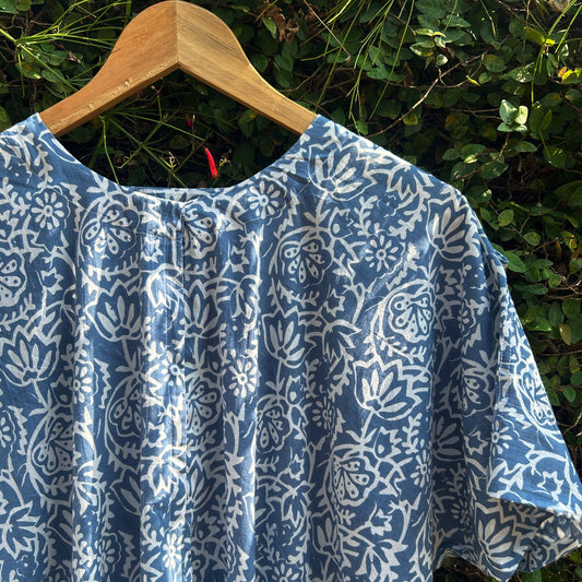 Stylish Ladies Block Printed Cotton Nighty