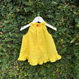 embroidered yellow baby dress