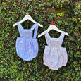 Seashore Joy - Comfy Smocked Balloon Romper