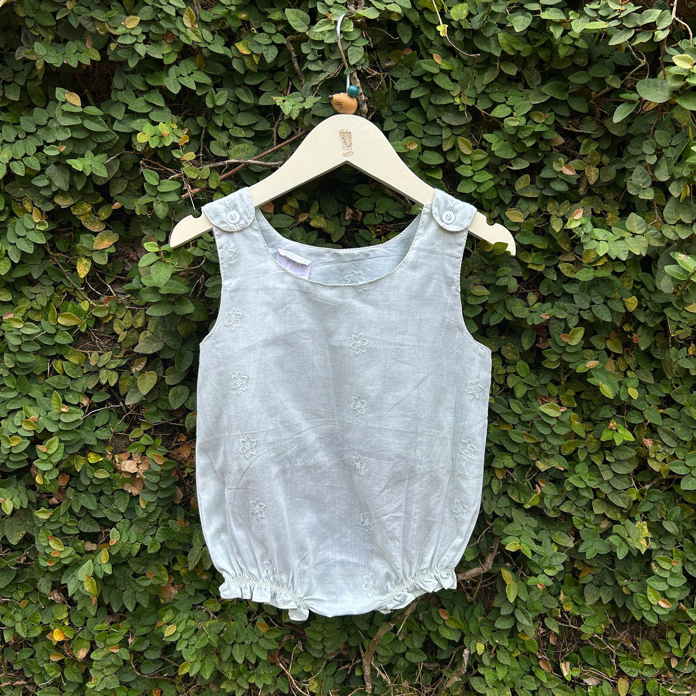 Embroidered Balloon Romper: Sweet Comfort for Babies