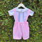 Cool Gingham Colours Romper Set