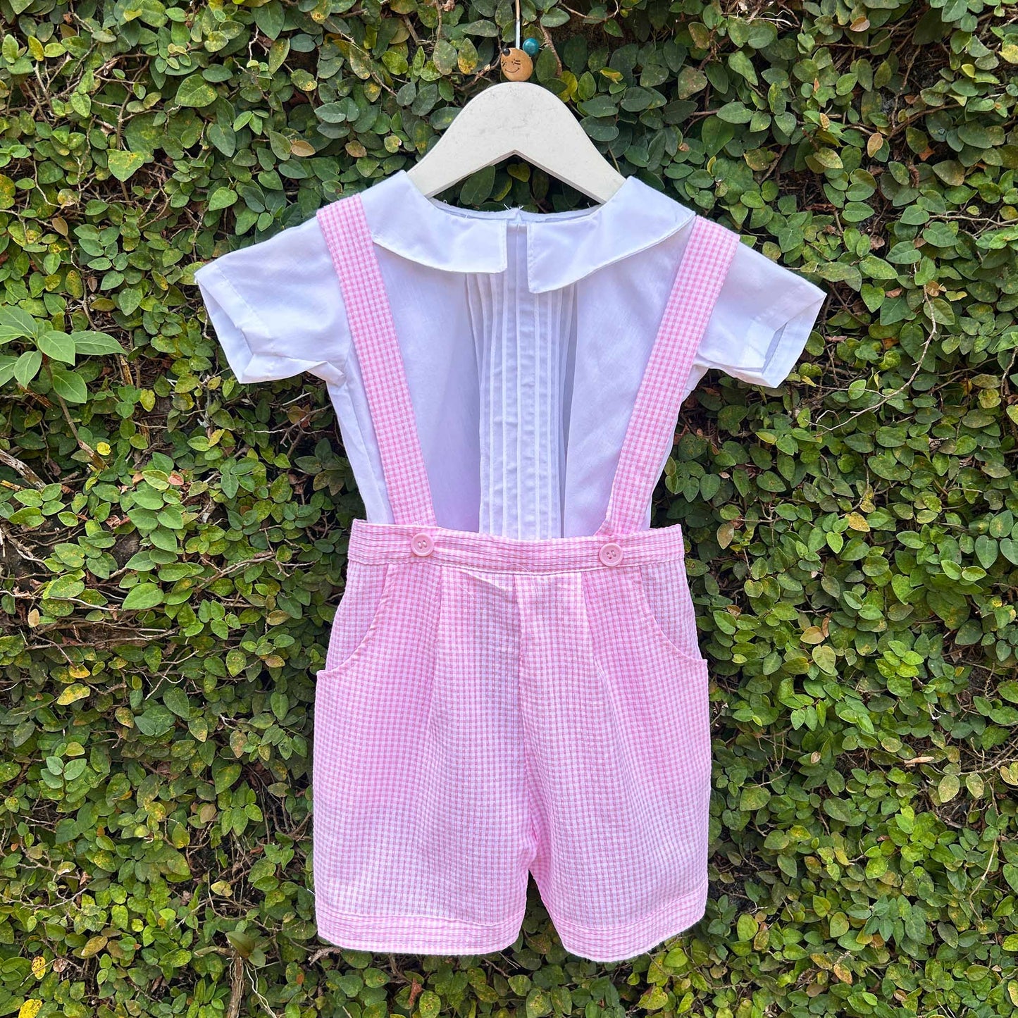 Cool Gingham Colours Romper Set