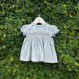 Charming Smocked Dress with Puffy Frills