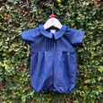 denim baby romper