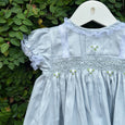 Charming Smocked Dress with Puffy Frills