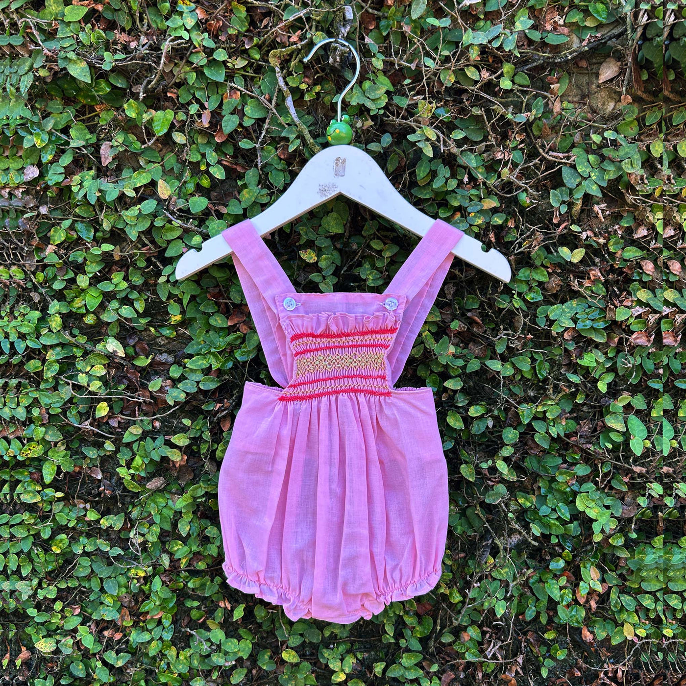 Playful Smocked Dungaree Delight