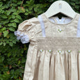 Charming Smocked Dress with Puffy Frills