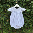 bishop smocked baby romper