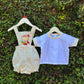 Stylish Gingham Baby Balloon Romper