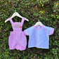 Stylish Gingham Baby Balloon Romper