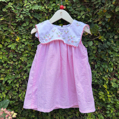 Dainty Flowers Square Collar Summer Dress