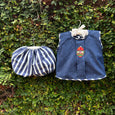 Teddy Denim Set: Playful Comfort for Babies