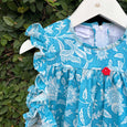 Charming Floral Apron Dress for Baby Bliss