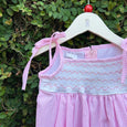 Adorable Smocked Gingham Baby Dress