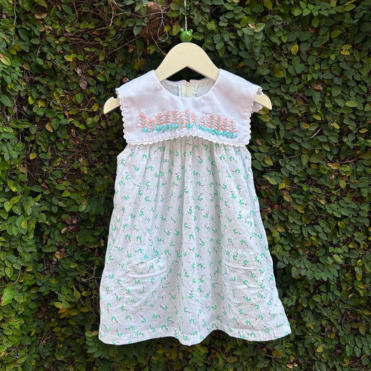printed cotton baby dress