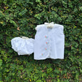 Delightful Hand-Embroidered Newborn Dress Set