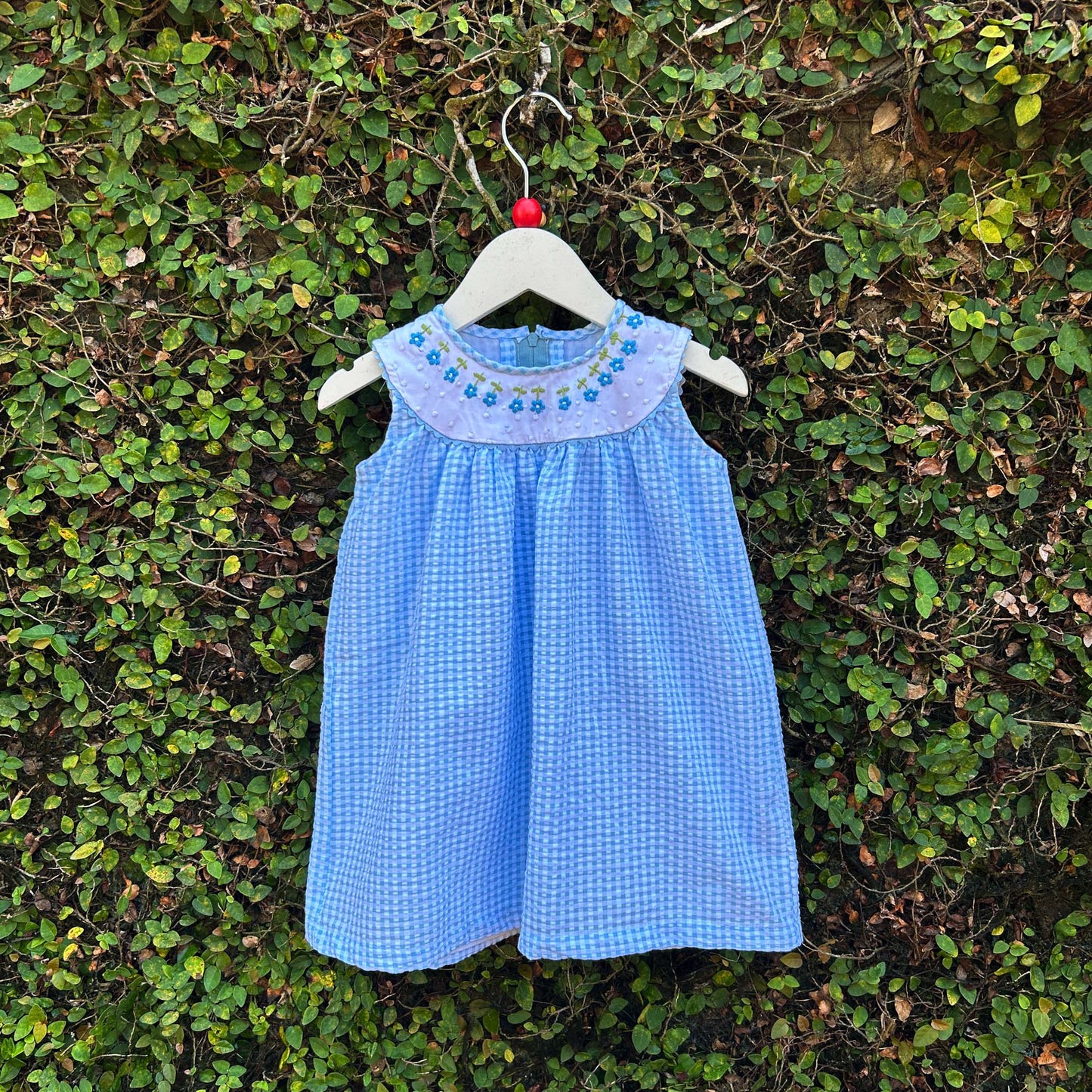 A Riot of Bloom Round Yoke Dress