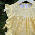 Blossom Bliss: Adorable Apron Dress for Babies