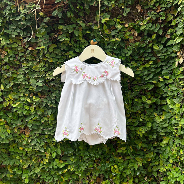 scalloped baby dress