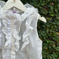 Sleeveless Lacy Voile Top